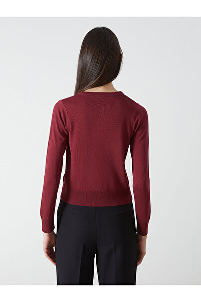 LC Waikiki Crew Neck Women's Knitwear Cardigan