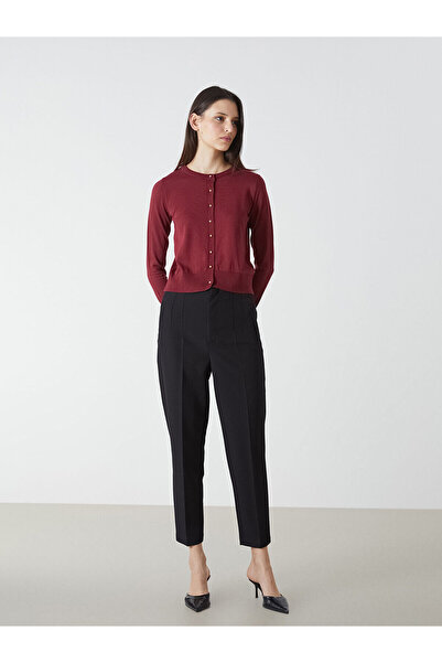 LC Waikiki Crew Neck Women's Knitwear Cardigan