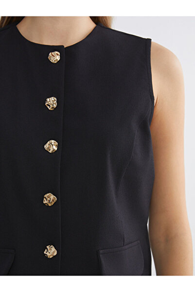 LC Waikiki Bisiklet Yaka Kadın Klasik Yelek