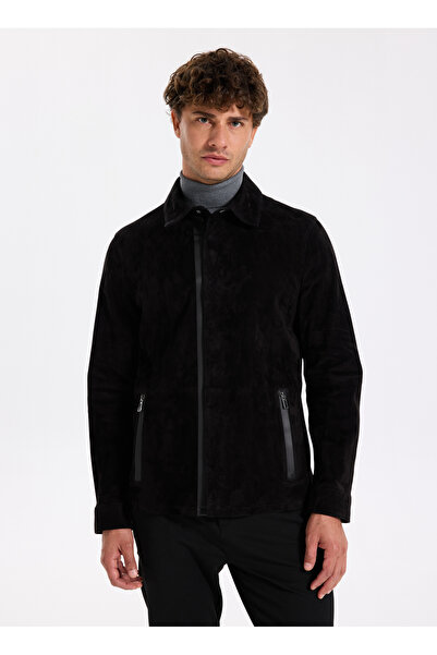 Fabrika Siyah Erkek Deri Mont F5WM-MNT 2436