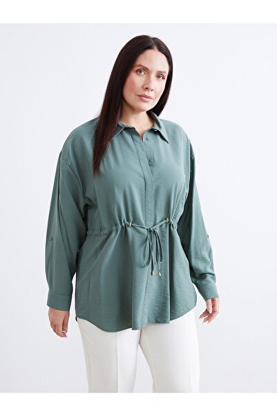 LC Waikiki New Season Women's Shirt Tunic with Lace-Up Detail