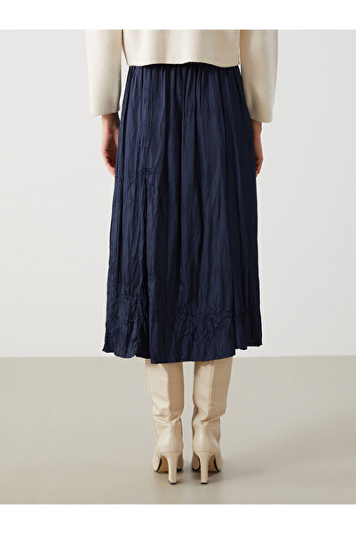 LC Waikiki Satin Women's Skirt with Elastic Waist