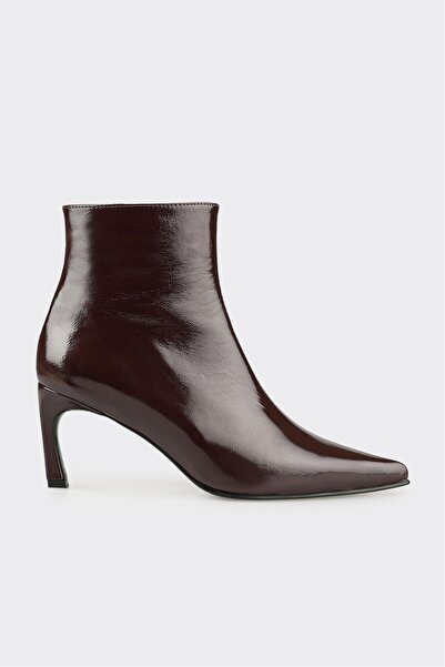 Elle Shoes Kahve Deri Kadın Klasik Bot