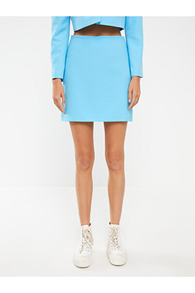 LC Waikiki Fustă de damă în linie A dreaptă, cu fermoar în talie