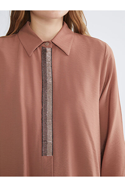 LC Waikiki Women's Textured Shirt Tunic