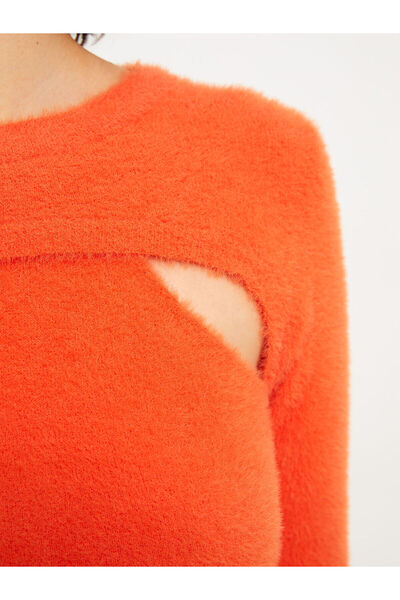 LC Waikiki Crew Neck Plain Long Sleeve Women's Knitwear Sweater