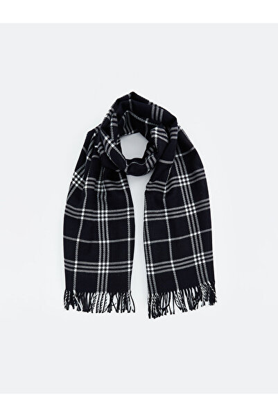 LC Waikiki Γυναικείο κασκόλ με καρό σχέδιο με φούντες