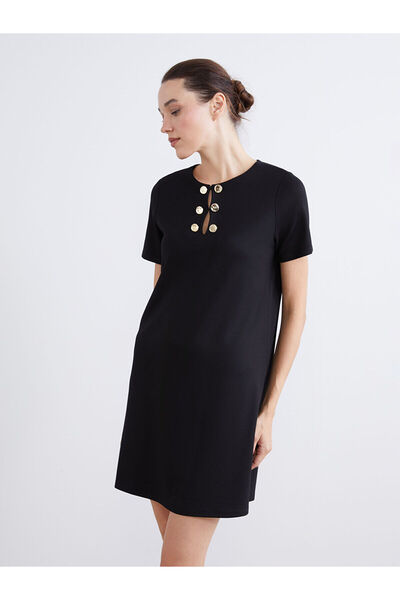 LC Waikiki Vizyon New Season Crew Neck Dress