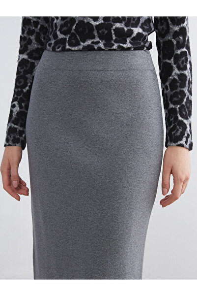 LC Waikiki Peak New Season Elastic Waist Knitwear Skirt