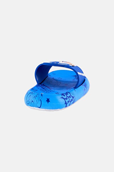 Sonic Kids Boy The Hedgehog Slip On Slides, Blue