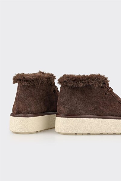 Elle Shoes Kahve Deri Kadın Spor Bot