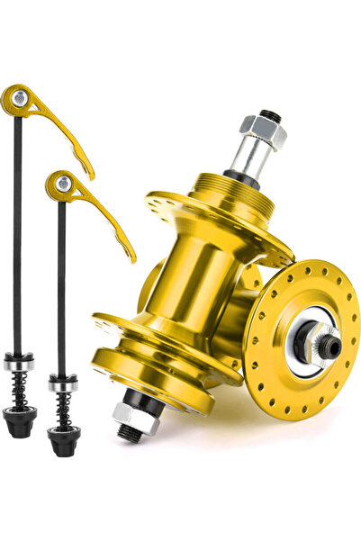 HALAMODO مجموعة محاور أمامية وخلفية لدراجة جبلية من سبائك الألومنيوم، 36 فتحة