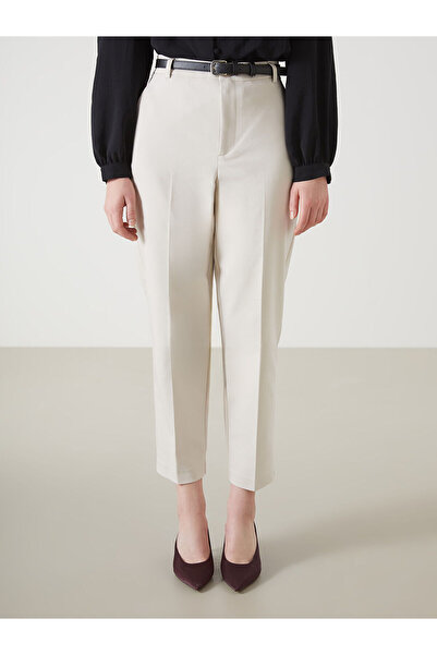 LC Waikiki Peak New Season Women's Belted Straight Trousers