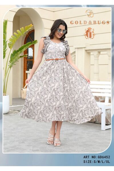 JAWAN one Mid-cut floral dress