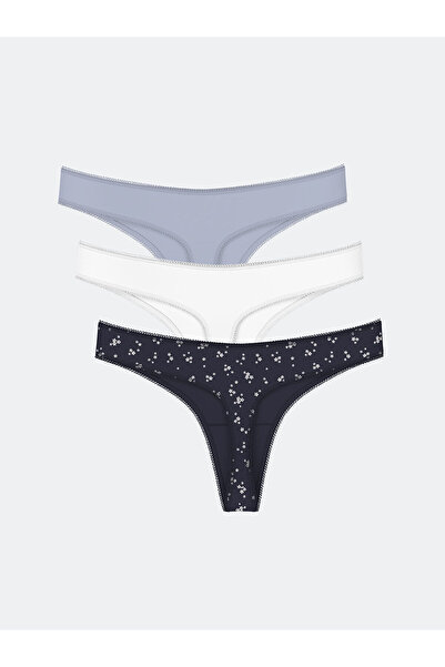 LC Waikiki Τυπωμένα εσώρουχα στρινγκ 3 τεμαχίων (W4)