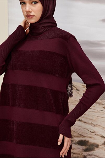 Alvina ÇİZGİLİ TRİKO TUNİK 45930