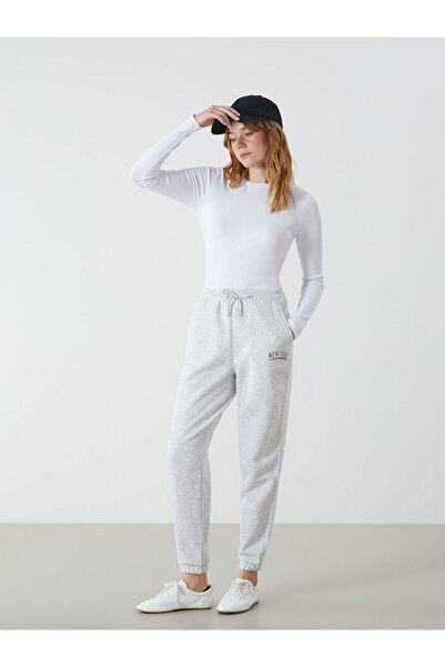 LC Waikiki Printed Women's Thick Jogger Sports Sweatpants