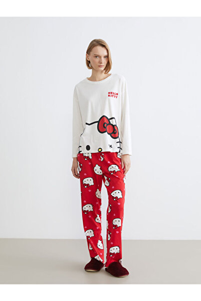 LC Waikiki Esvab Giyim'den Şık Tercihler | Hello Kitty Baskılı Kadın Pijama Takımı