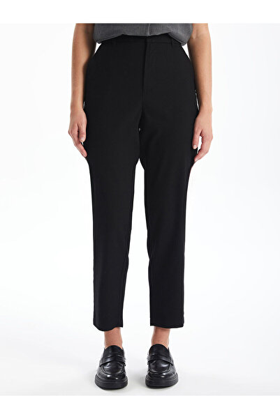 LC Waikiki Black Standard Fit Women's Trousers