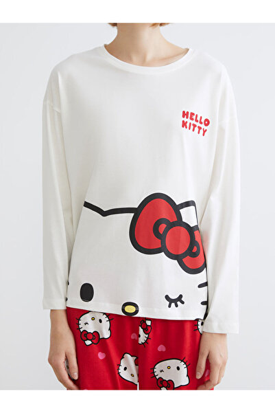 LC Waikiki Esvab Giyim'den Şık Tercihler | Hello Kitty Baskılı Kadın Pijama Takımı