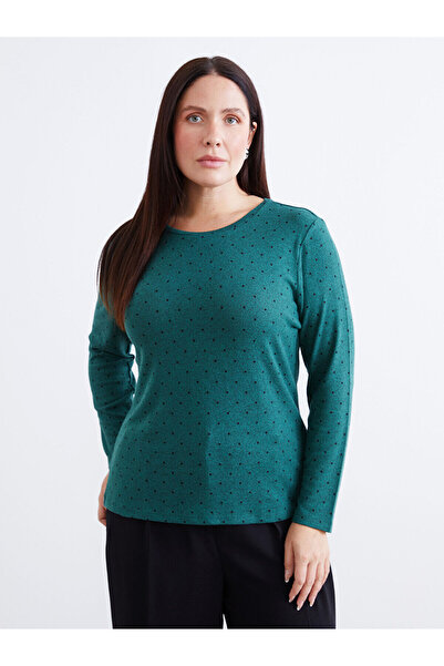 LC Waikiki Γυναικείο κορμάκι με λαιμόκοψη και πουά