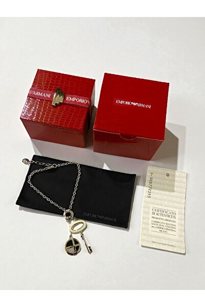 Emporio Armani اسوارة نسائية أصلية 100% من إمبوريو ارماني موديل EGS1395 مقاس 17 + 5.5 سم