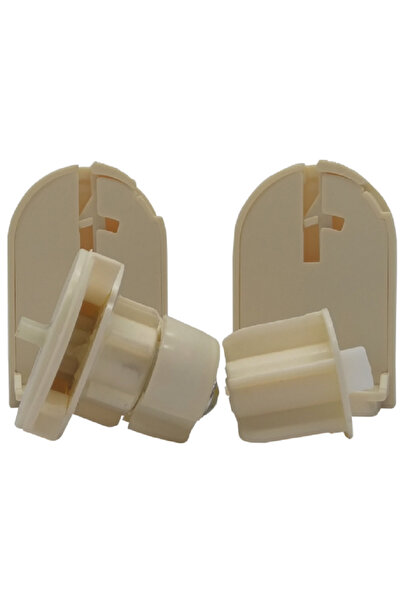 Home 32mm Stor Perde Perde Redüktörlü Krem Mekanizma Takımı