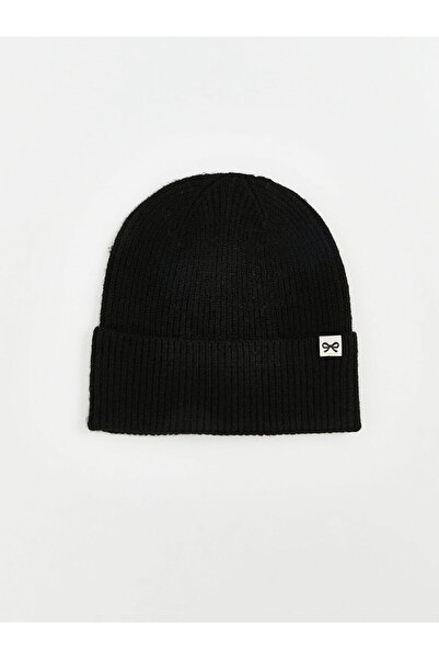 LC Waikiki Bow Embroidered Women's Knitwear Beanie (W5)