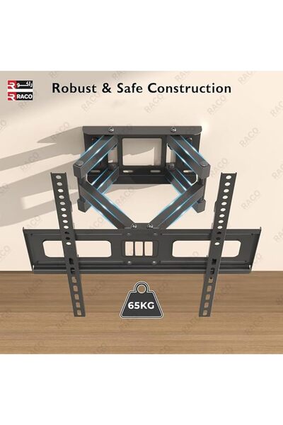 Raco Heavy Duty Wall Mount TV Bracket for 32-100 Inch TVs up to 65kg, Max VESA 700x600mm