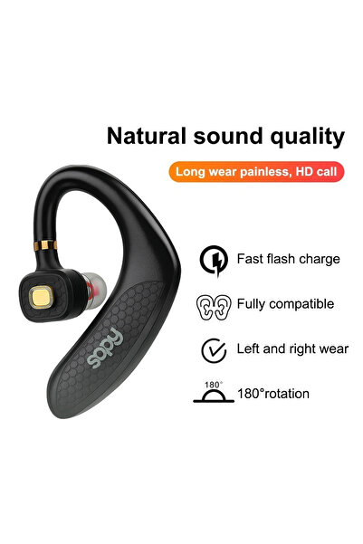 sopy SP-305 Bluetooth Earphone V5.3 Wireless Headset with 180° Rotation, ANC, HD Sound, Long Battery