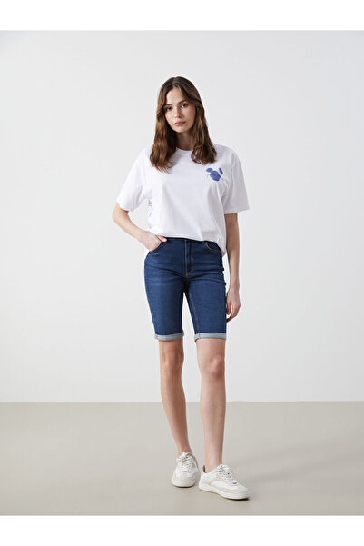 LC Waikiki شورت جينز نسائي من Peak New Season Bermuda Fit