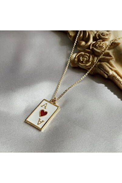 SNGL ACCESSORİES Çelik Altın Renk A Kalpli Kolye – Suya Dayanıklı Zarif Model