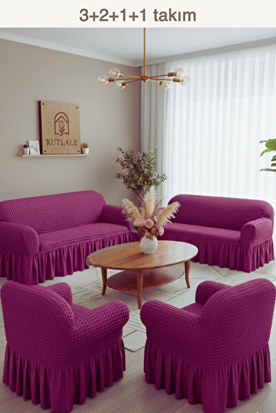 kutlale غطاء أريكة، كنبة، غطاء سرير قابل للتحويل إلى أريكة، مع حاشية، قابل لل...