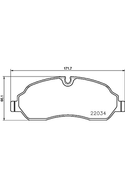 Brembo Set Placute Frana Frana Disc Ford Tourneo Custom V362 Bus/Transit Cust...
