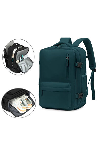 OEM Rucsac Laptop Multifuncțional 40x30 cm, Impermeabil, Albastru verzui – Design Business & Travel