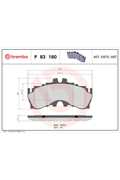 Brembo Set Placute Frana Frana Disc Lexus Lc/Ls