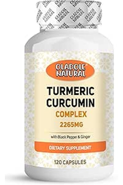 Oladole Natural الكركمين والكركم مع بيوبيرين 2265 ملغ، 120 كبسولة