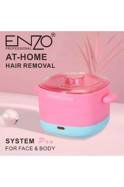Enzo Professional ENZO EN-1114 Silicone Folding Wax Warmer Machine 400ml Hair Removal Heater for Salon & Home