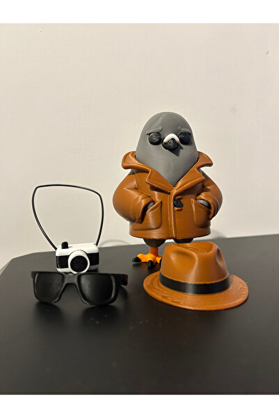 Rüzgar Tasarım Spioniro Golubiro 2 Tung Tung Sahur Character 10 cm Figure