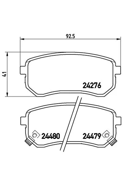 Brembo Set Placute Frana Frana Disc Hyundai I10 1/I10 2 Limuzina Kia Picanto ...