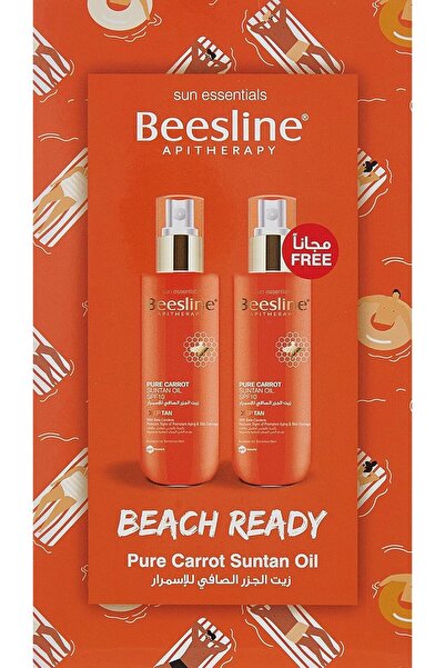 HEALTH HOUSE PHARMACY Beesline Pure Carrot SPF10 Suntan Oil 200 ml, 2-Piece