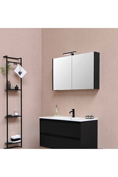 Diyez Meriç Decorative Led Bathroom Sconce 30cm Black - 3000K Daylight