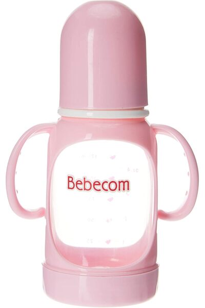 BEBECOM Standard Feeding Bottle, 125 Ml, Assorted Colors