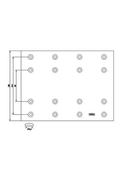 Don Set Garnituri De Frictiune Frana Tambur Scania 3 - Series/4 - Series