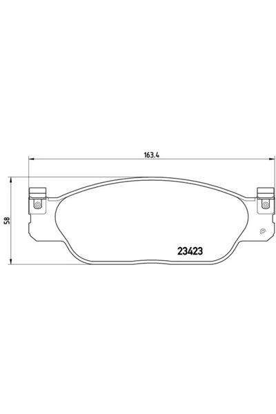 Brembo Set Placute Frana Frana Disc Ford Usa Thunderbird Jaguar S-Type 2