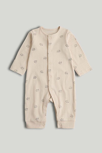 MOTHERCARE 3 Pack Animal Footless Sleepsuits