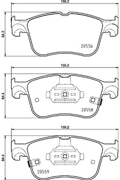 Brembo Set Placute Frana Frana Disc Ford Focus 4/Kuga 3/Puma Ford (Changan) E...