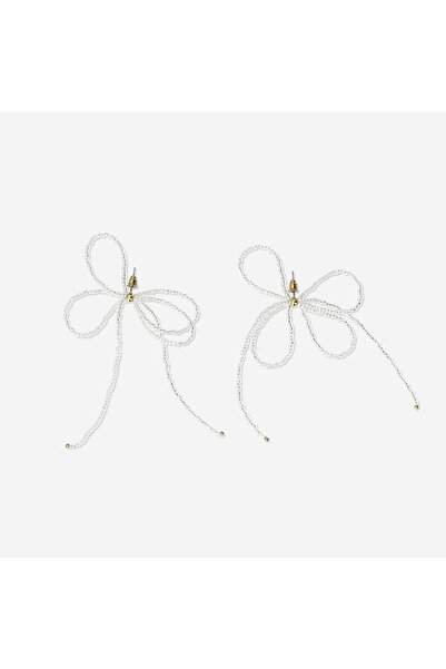 Flying Tiger Copenhagen Fiyonk Şeklinde Boncuklu Küpe