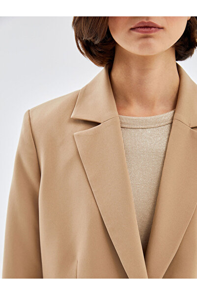 LC Waikiki Bej Kadın Blazer Ceket