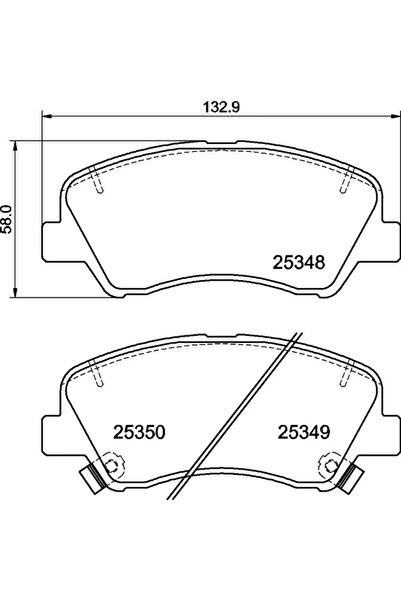 Brembo Set Placute Frana Frana Disc Geely Vision X3 Geometry EX3